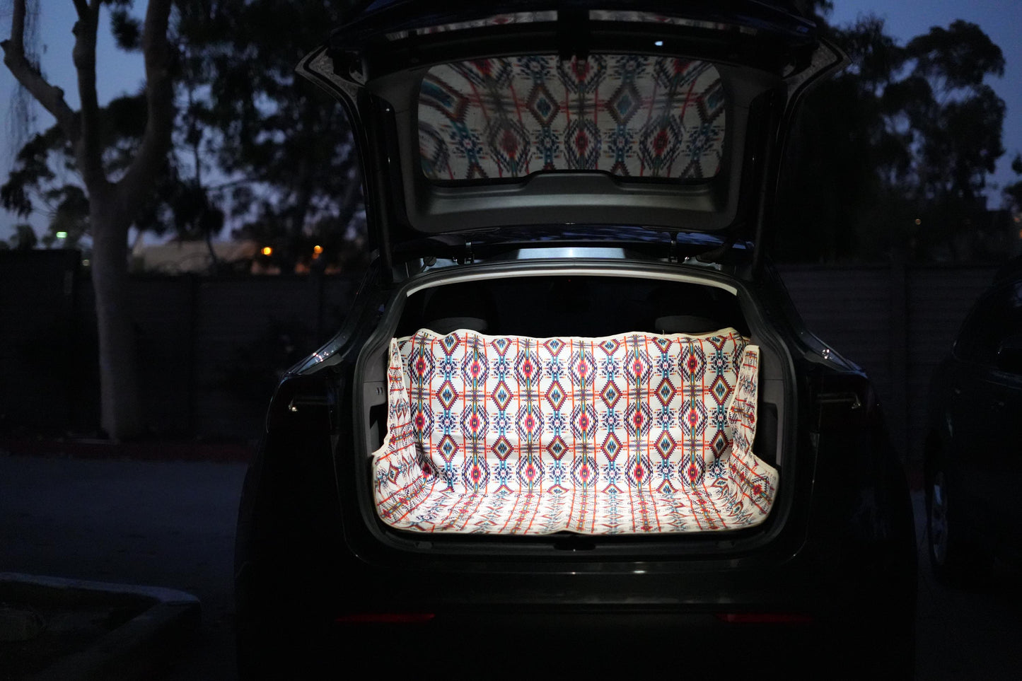 Waterproof Dog Car Seat Cover - Light Santa Fe | Albus and Ivy