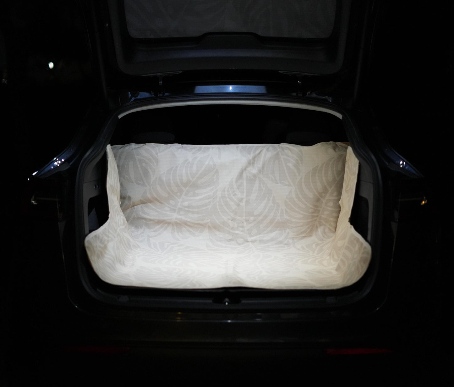 Waterproof Dog Car Seat Cover - Stylish Cream | Albus and Ivy
