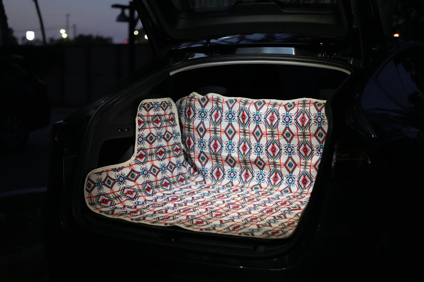 Waterproof Dog Car Seat Cover - Light  Santa Fe | Albus and Ivy