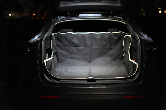 Waterproof Dog Car Seat Cover - Stylish Grey | Albus and Ivy